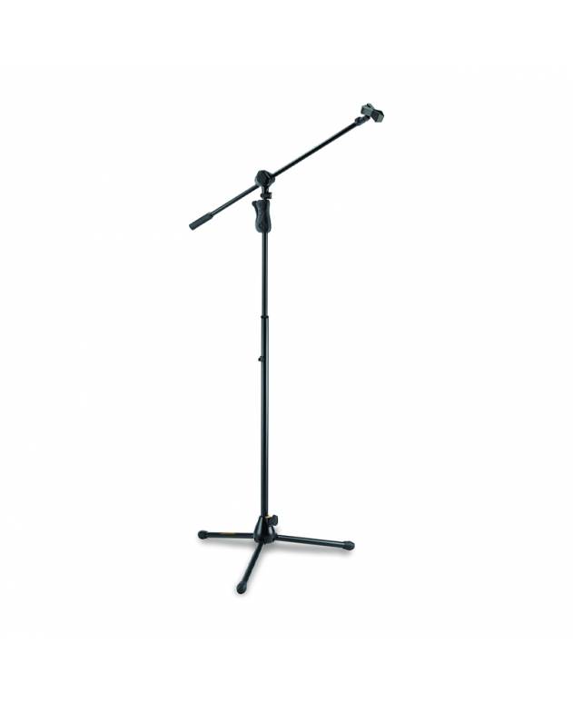 Hercules MS120B Short Round Base Stand with Boom Arm and Mic Clip